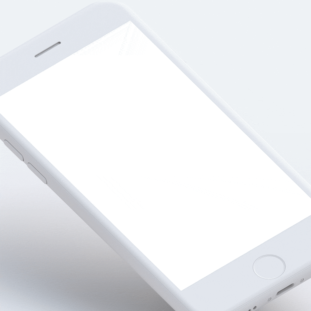 Animated Björkbo Hotell symbol appearing on a white smartphone screen